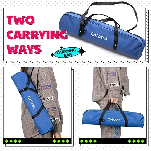 CAHAYA Melodica 37 Keys with Carrying Bag and 2 with Mouthpieces Air Piano Keyboard Musical Instrument for Kids and Adults, Blue, Model CY0049-2 - 3