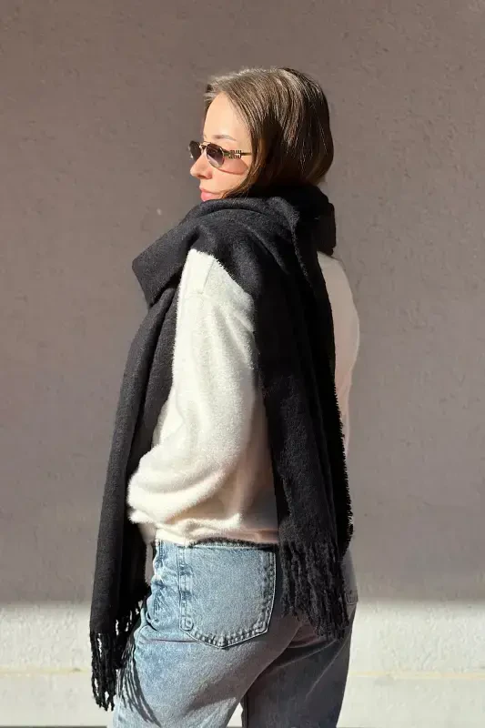 Cairo Bouclé 100% Buklet Soft Touch Premium Sharf-Qora - 2