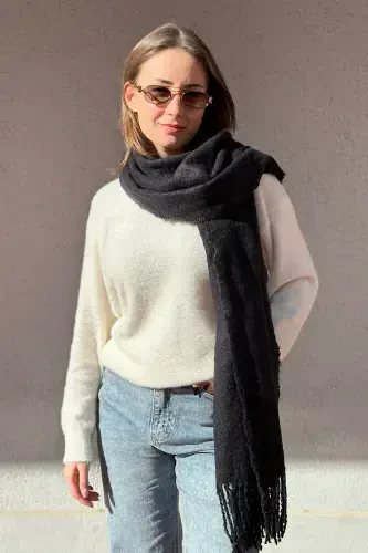 Cairo Bouclé 100% Buklet Soft Touch Premium Sharf-Qora - 3