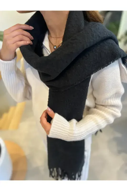 Cairo Bouclé 100% Buklet Soft Touch Premium Sharf-Qora - 7