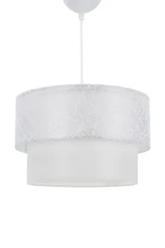 Cake Chandelier Lace White-White - VIVIDO ABAJUR (1)