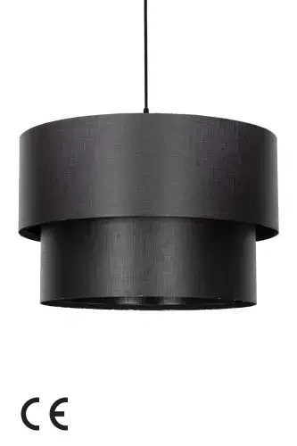 Cake Pendant Chandelier Black Finnish-Black - 5
