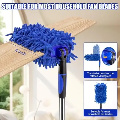 CALBEAU Ceiling Fan Cleaner Duster with 80