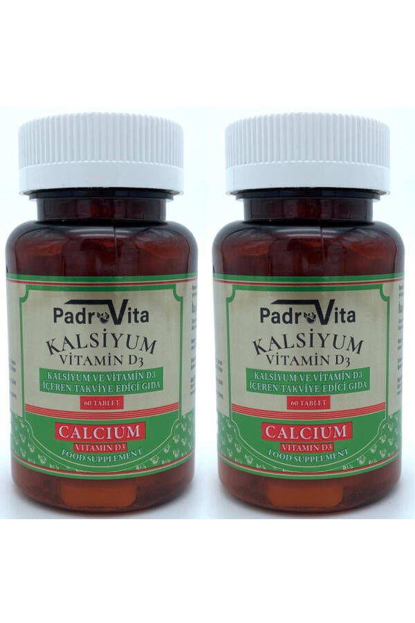 Calcium (Calcium Citrate) and Vitamin D3 60 Tablets 2-Pack - 7