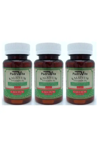 Calcium (Calcium Citrate) and Vitamin D3 60 Tablets 3 Pack - 4