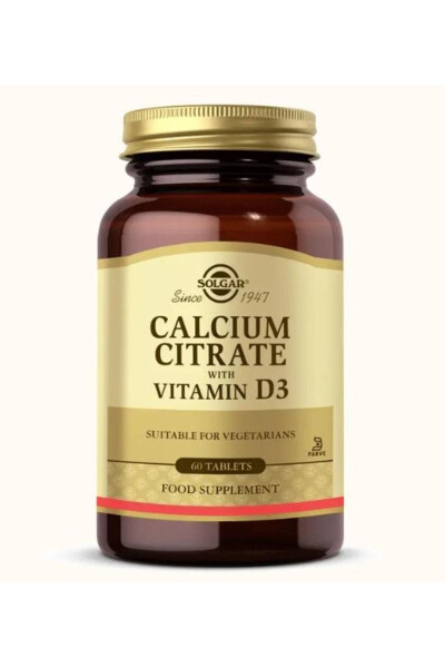 Calcium Citrate With Vitamin D3 60 Tablets - 5