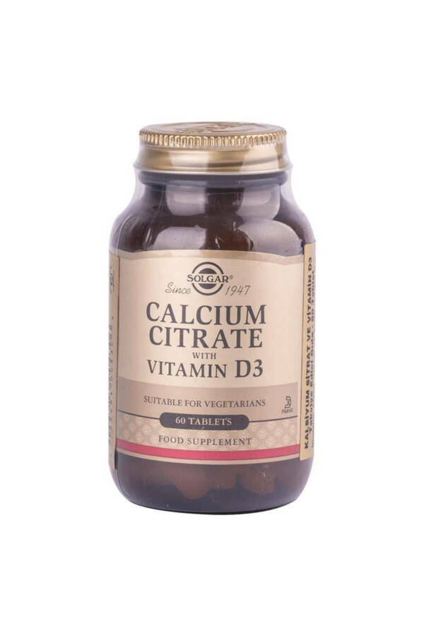 Calcium Citrate With Vitamin D3 60 Tablets - 1