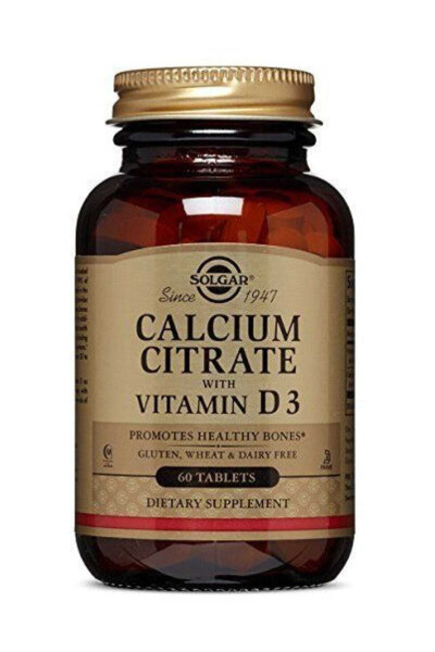 Calcium Citrate With Vitamin D3 60 Tablets - 10