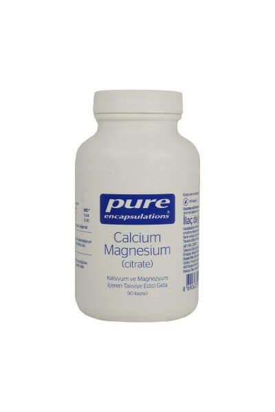 Calcium Magnesium (CITRATE) 90 Capsules - 1