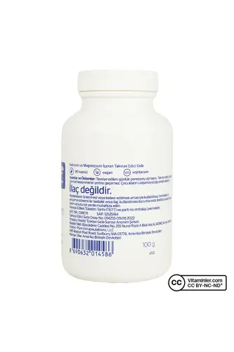 Calcium Magnesium (CITRATE) 90 Capsules - 4