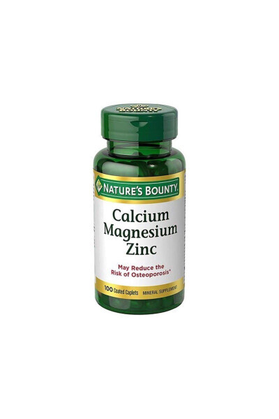 Calcium Magnesium Zinc 100 Tablets - NATURE'S BOUNTY