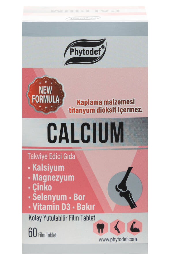 Calcium Magnesium Zinc - 60 Tablets - 2