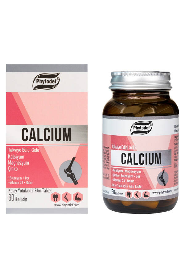 Calcium Magnesium Zinc - 60 Tablets - 10