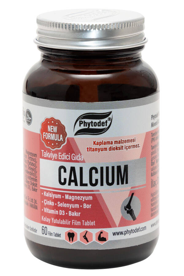 Calcium Magnesium Zinc - 60 Tablets X 3 Pack (CALCİUM MAGNESİUM ZİNC) - 2