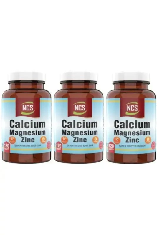 ® Calcium Magnesium Zinc D&k Calcium 3 X 120 Tablets - 1