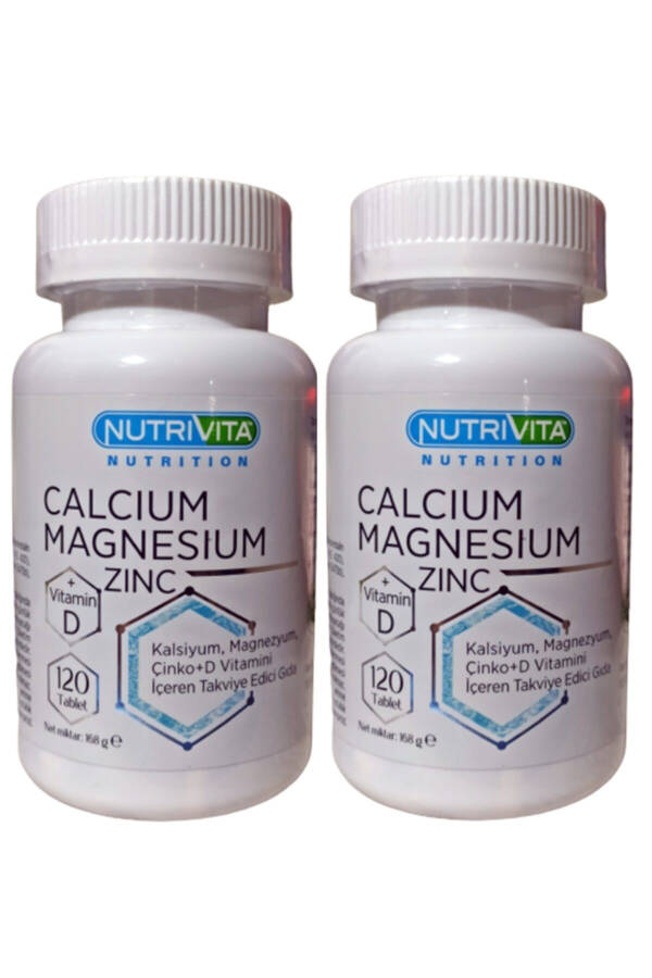 Calcium Magnesium Zinc Vitamin D 2 Boxes Expiry Date 01 2024 - 1