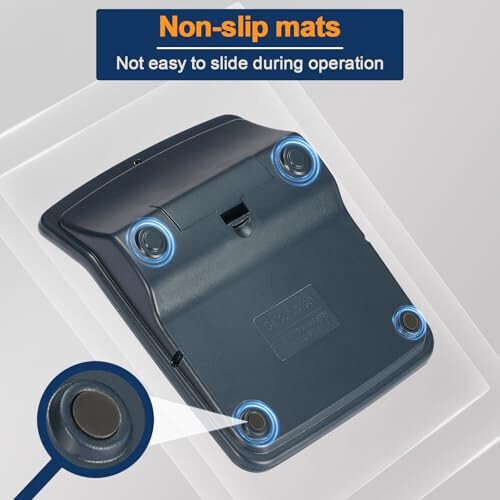 CALCUFUSION Calculator, 12 Digits Desk Calculators with Large Display LCD & Sensitive Big Buttons Dual Power Solar with Battery Standard Functions Basic Calculators for Offices Home Schools CF-1453 - 4