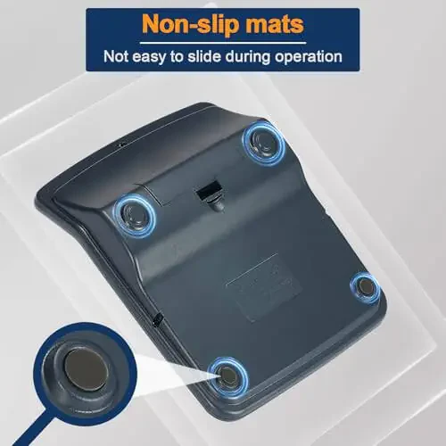 CALCUFUSION Calculator, 12 Digits Desk Calculators with Large Display LCD & Sensitive Big Buttons Dual Power Solar with Battery Standard Functions Basic Calculators for Offices Home Schools CF-1453 - 4