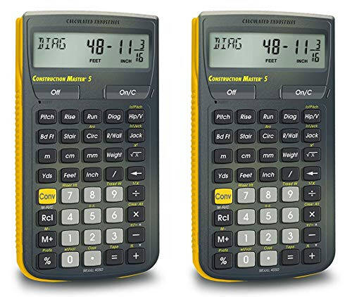 Calculated Industries 4050 Construction Master 5 Construction Calculator Pack of 2 - 1
