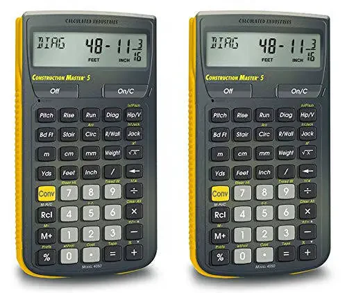Calculated Industries 4050 Construction Master 5 Qurilish kalkulyatori 2 dona - 1