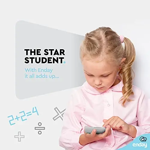 Calculator Grey, Basic Small Solar and Battery Operated, Large Display Four Function, Auto Powered Handheld Calculator School and Kids Available in Green, Red, Purple, Blue, Pink, 1 PK – by Enday - 6