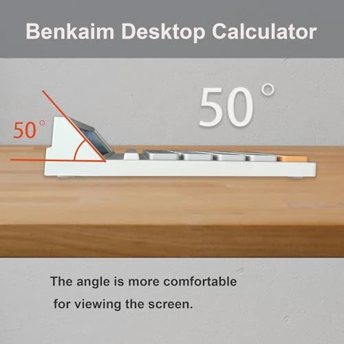 Calculators, Benkaim Desktop Calculator, Basic Standard Calculator,12 Digit Large Display Calculator for Office, Home & Business Use - 3