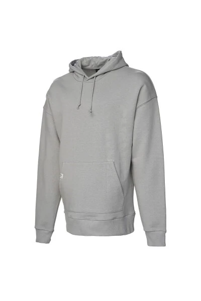 Erkek Sweatshirt Gri 921755-2521 Modazonelcaleb Hoodıe - 4