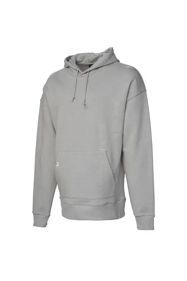 Erkek Sweatshirt Gri 921755-2521 Modazonelcaleb Hoodıe - 4