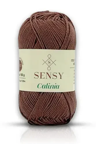 Calinia 100% Mercerized Cotton Knitting Yarn, Lace Yarn, Crochet Yarn, Giza Egyptian Cotton Yarn Mink - 5