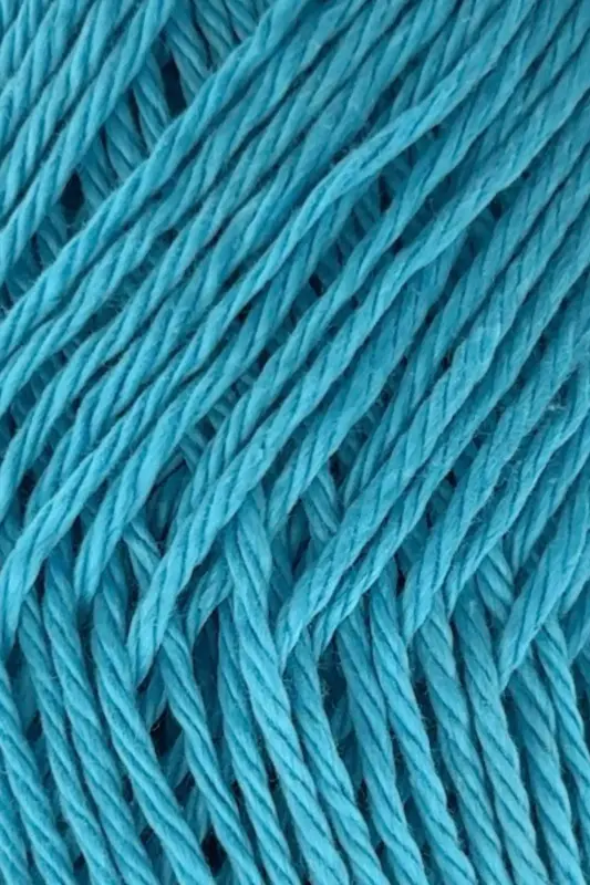 Calinia 100% Mercerized Cotton Knitting Yarn, Lace Yarn, Crochet Yarn, Giza Egyptian Cotton Yarn Turquoise-Turquoise - 2