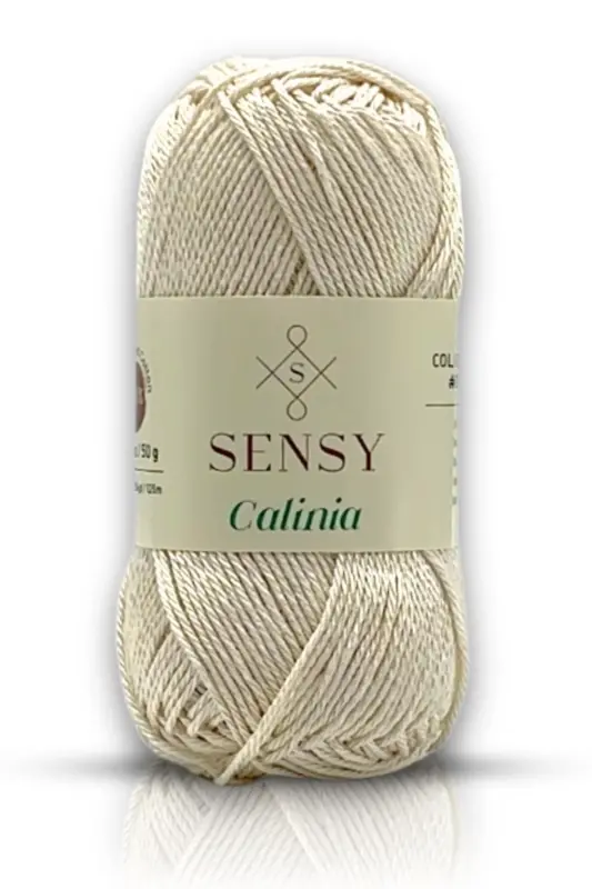 Calinia 100% Mercerized Pamuk Örgü İp, Dantel İpliği - 7