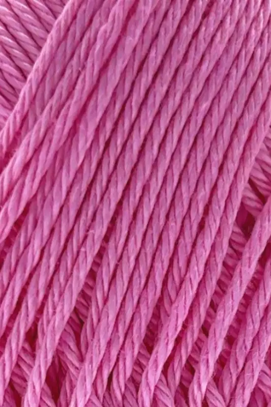 Calinia 100% Merserize Pamuk Örgü İpi, Dantel İpi, Tığ İpi, Giza Mısır Pamuğu İp Pembe-Pembe - 2