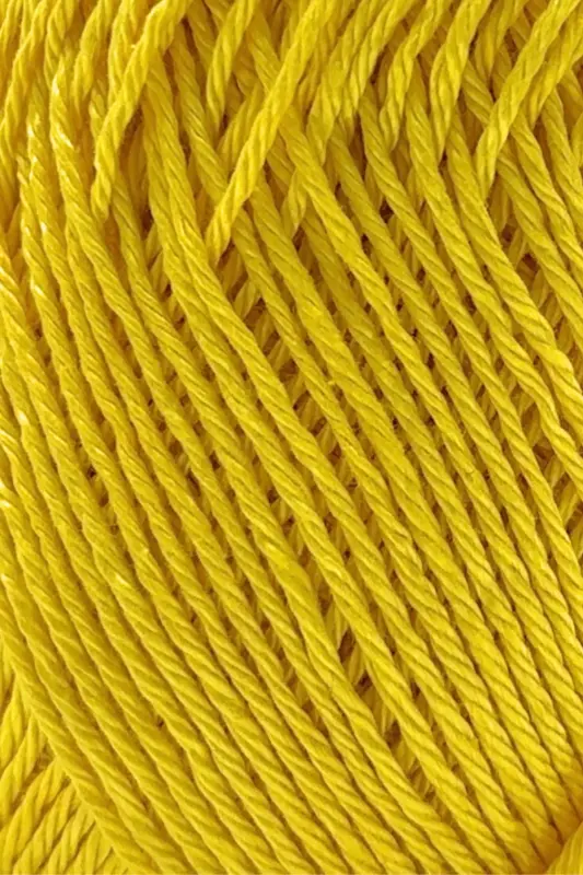 Calinia 100% Merserize Paxta O'rish Ip, To'r Ip, To'quv Ip, Giza Misr Paxta Merserize Ip Sariq-Sariq - 2