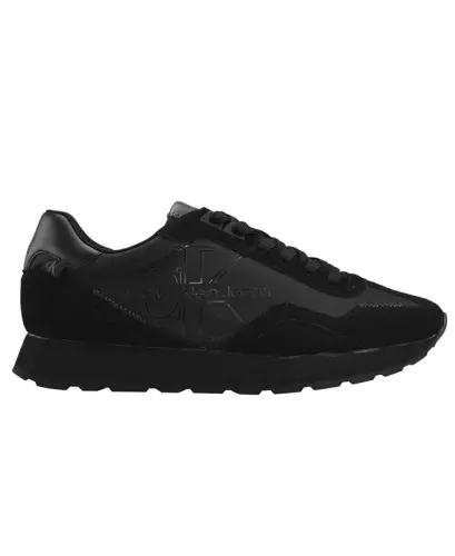Calvin Klein erkaklar Eden Lace Up Casual Sneakers-All Black - CALVIN KLEIN (1)