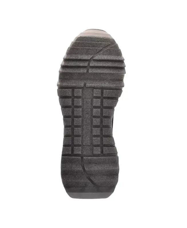 Calvin Klein Women's Magalee Casual Logo Lace-Up Sneakers - Black, Silver, Gray - 10