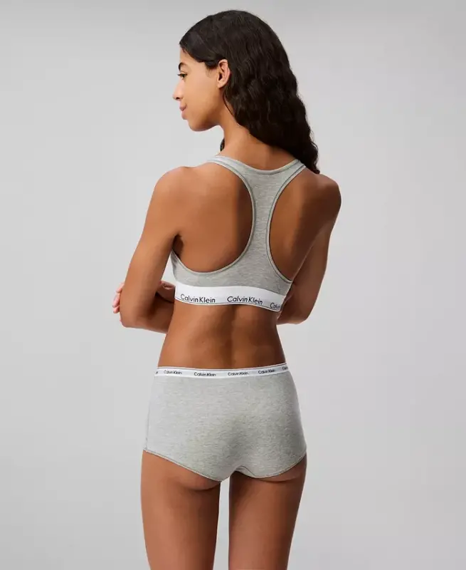 Calvin Klein Women's Modern Cotton Bralette F3785 - Grey Heather - 4