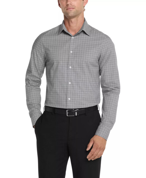 Calvin Klein Men Steel Slim Fit Dress Shirt Black - 1