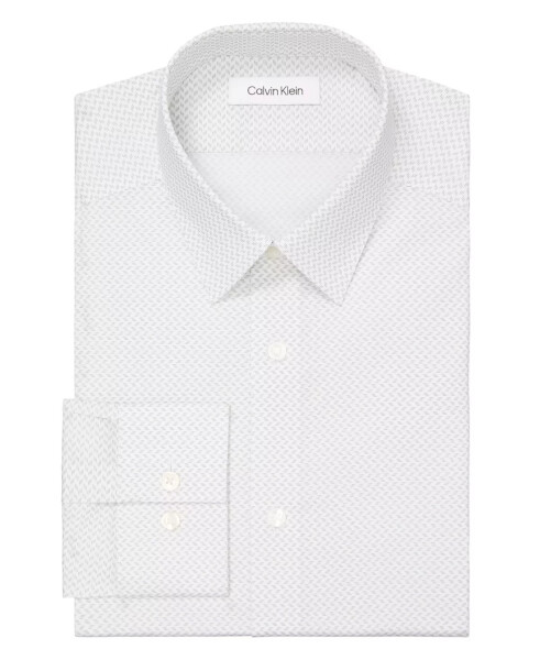 Calvin Klein Men Steel Slim Fit Dress Shirt Grey - 3