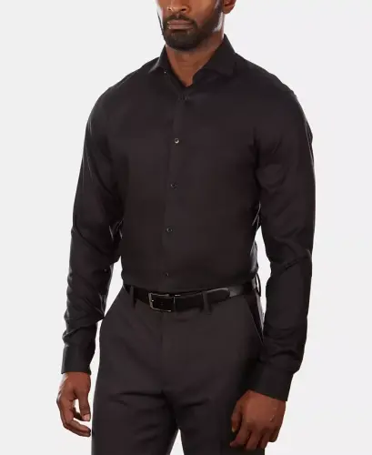 Calvin Klein Men's Steel+ Slim-Fit Non-Iron Stretch Performance Dress Shirt 