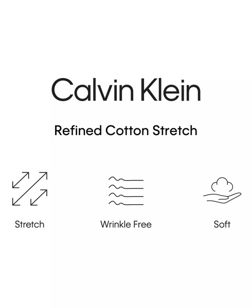 Calvin Klein Мужская Рубашка Slim Fit Синий - 5