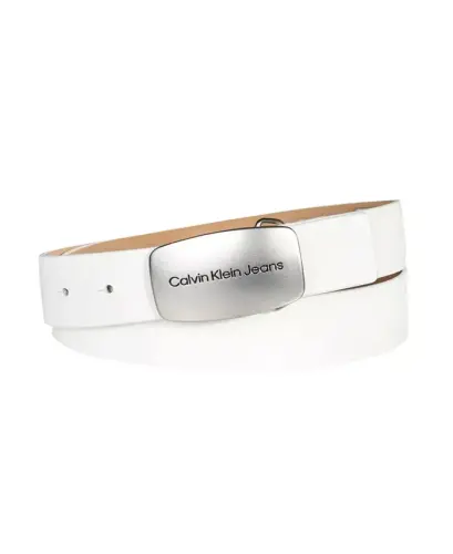 Calvin Klein Women's Jeans Casual Plaque Buckle Belt - 1
