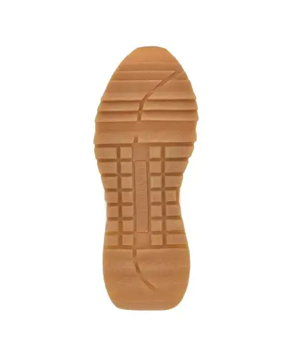 Calvin Klein Women's Magalee Casual Logo Bog'langan Krossovkalar-Oq - Sun'iy Teri va Matodan - 5