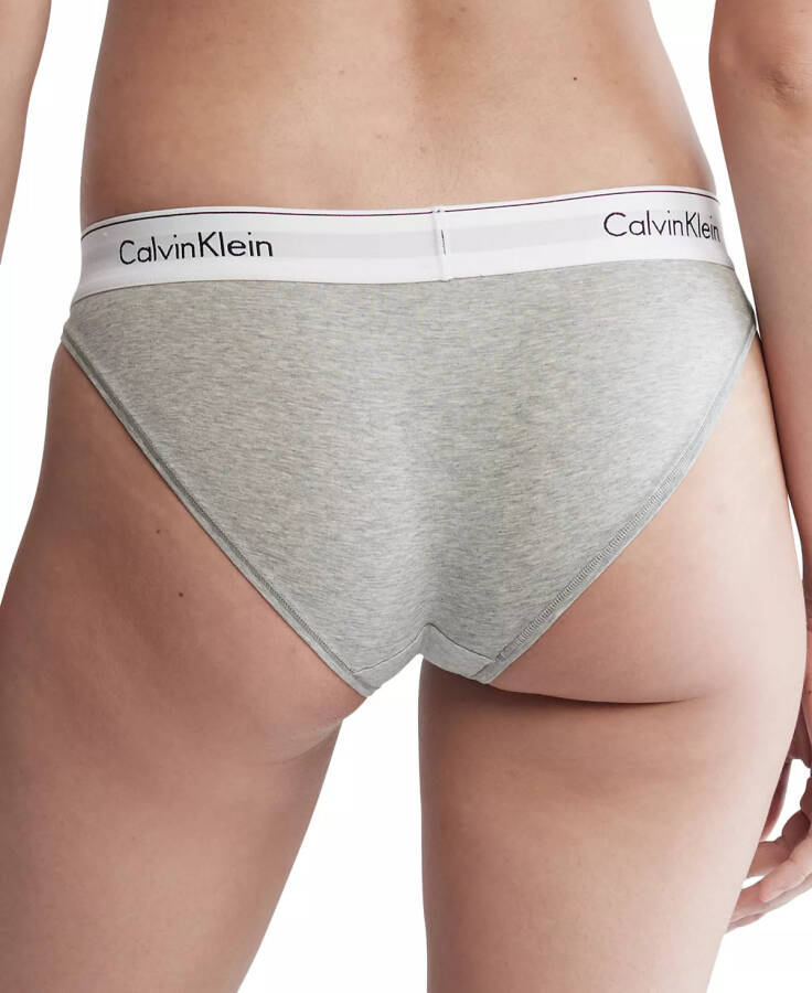 Calvin Klein Women's Modern Cotton Bikini Underwear F3787 Grey Heather - 3