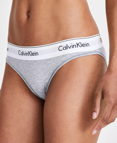 Calvin Klein Women's Modern Cotton Bikini Underwear F3787 Grey Heather - 8