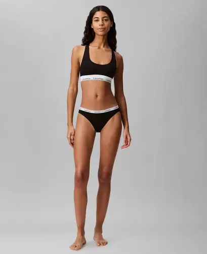 Calvin Klein Women's Modern Cotton Bralette F3785 - Black - 5