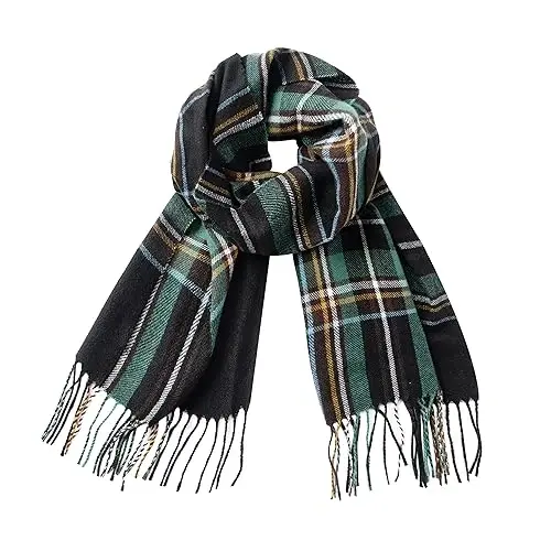 CALVIN & OLIVIA Lightweight Ultra-Soft Scarf - Perfect Holiday Gift for Men & Women - CALVIN