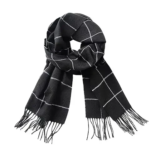 CALVIN & OLIVIA Lightweight Ultra-Soft Scarf - Perfect Holiday Gift for Men & Women 