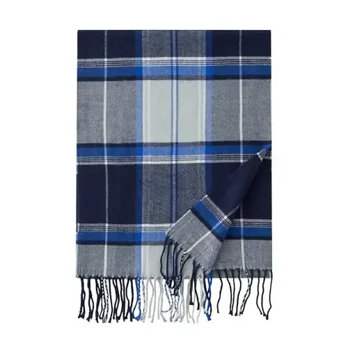 CALVIN & OLIVIA Lightweight Ultra-Soft Scarf - Perfect Holiday Gift for Men & Women - CALVIN (1)