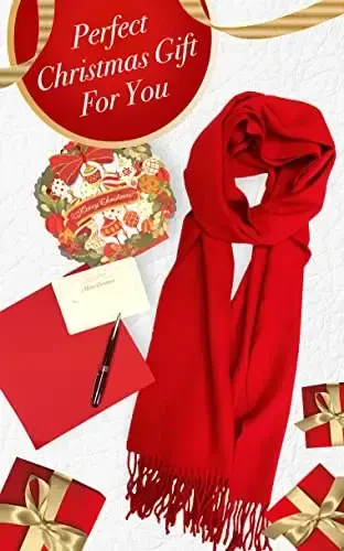 CALVIN & OLIVIA Lightweight Ultra-Soft Scarf - Perfect Holiday Gift for Men & Women - 4