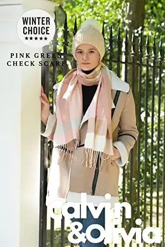 CALVIN & OLIVIA Lightweight Ultra-Soft Scarf - Perfect Holiday Gift for Men & Women - 5